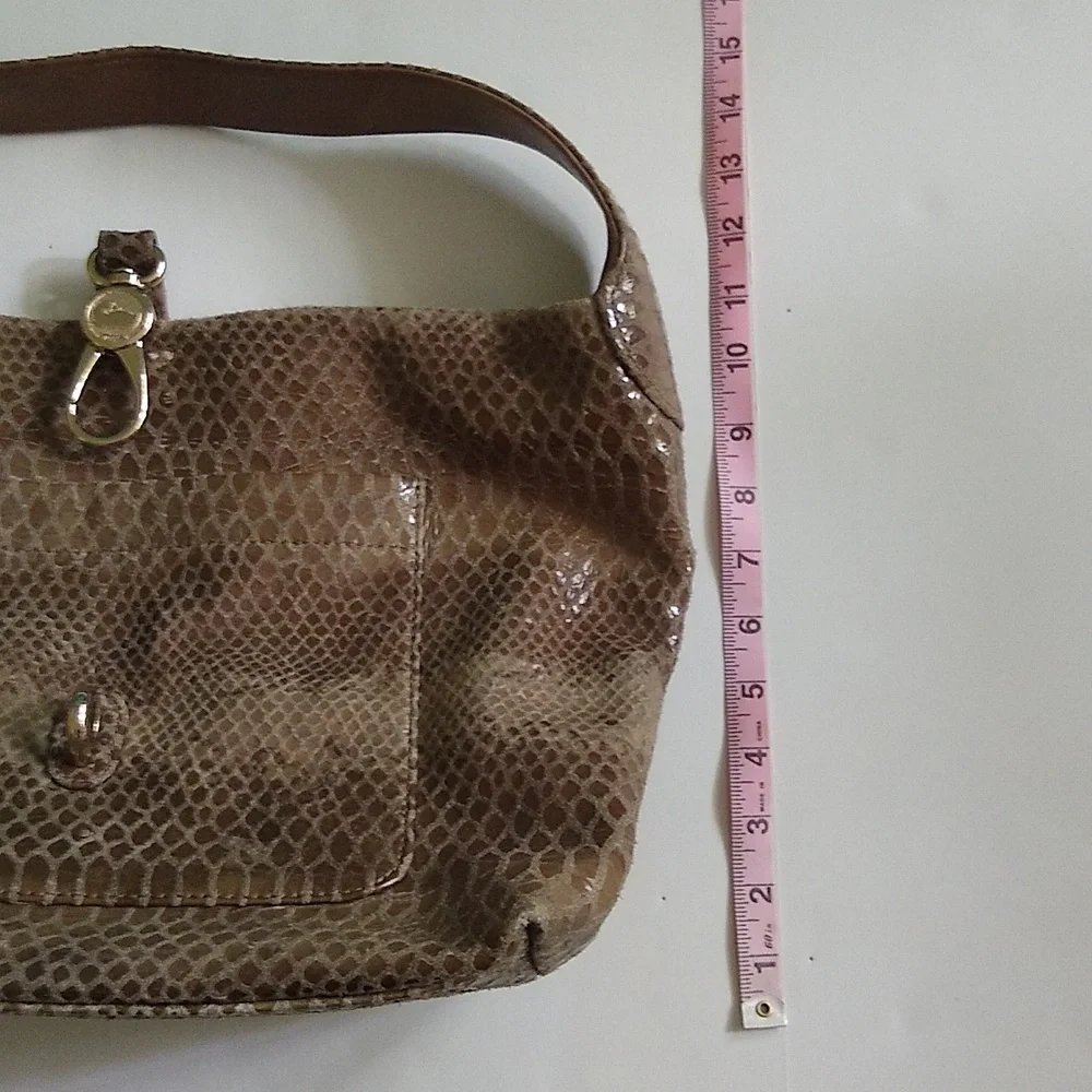 Dooney‎ & Bourke Logo Lock hobo sac shoulder bag purse